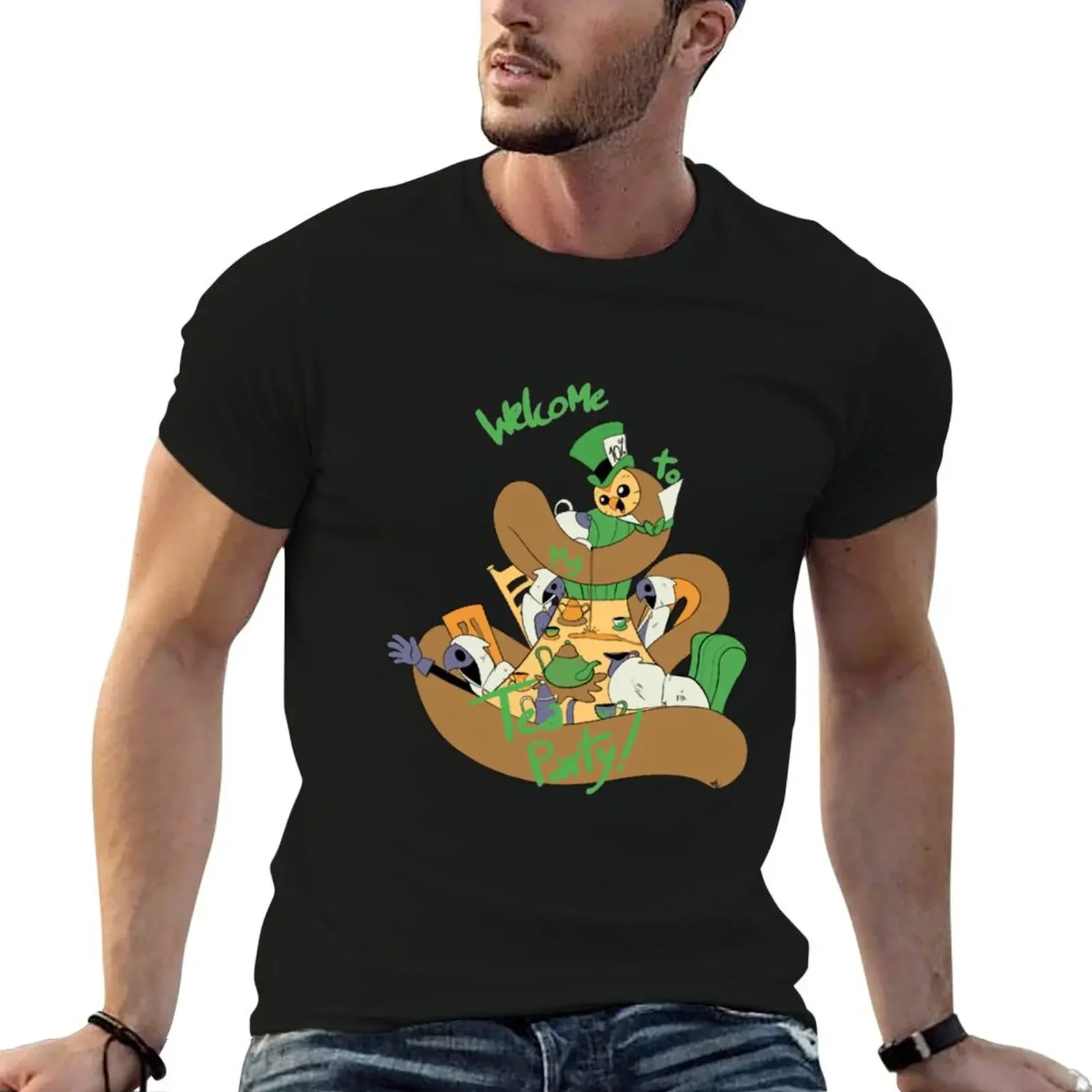 Hooty's Tea Party T-Shirt oversized t shirt graphic shirts Short sleeve tee mens t shirts
Hooty's Tea Party T-Shirt oversized t shirt graphic shirts Short sleeve tee mens t shirts