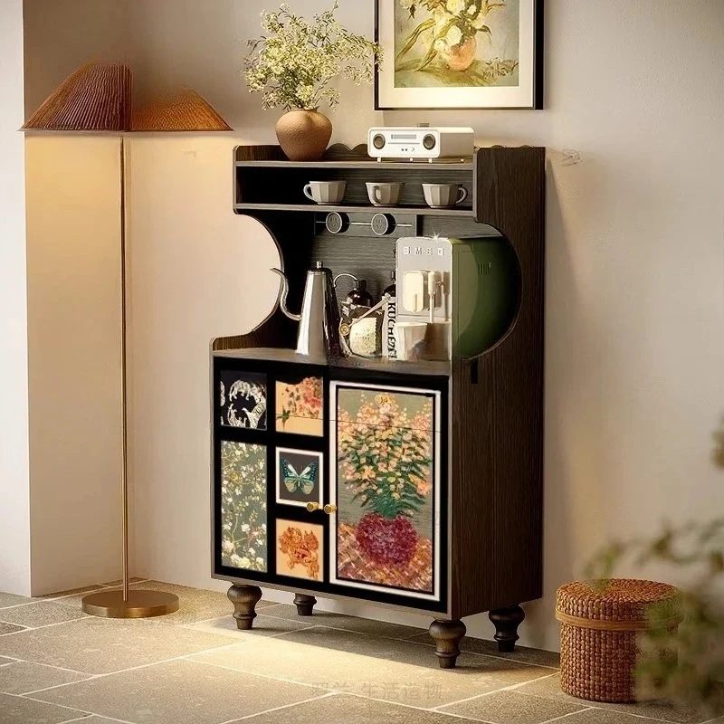 French medieval solid wood dining side cabinet, living room storage storage cabinet, bedroom bedside storage cabinet
French medieval solid wood dining side cabinet, living room storage storage cabinet, bedroom bedside storage cabinet