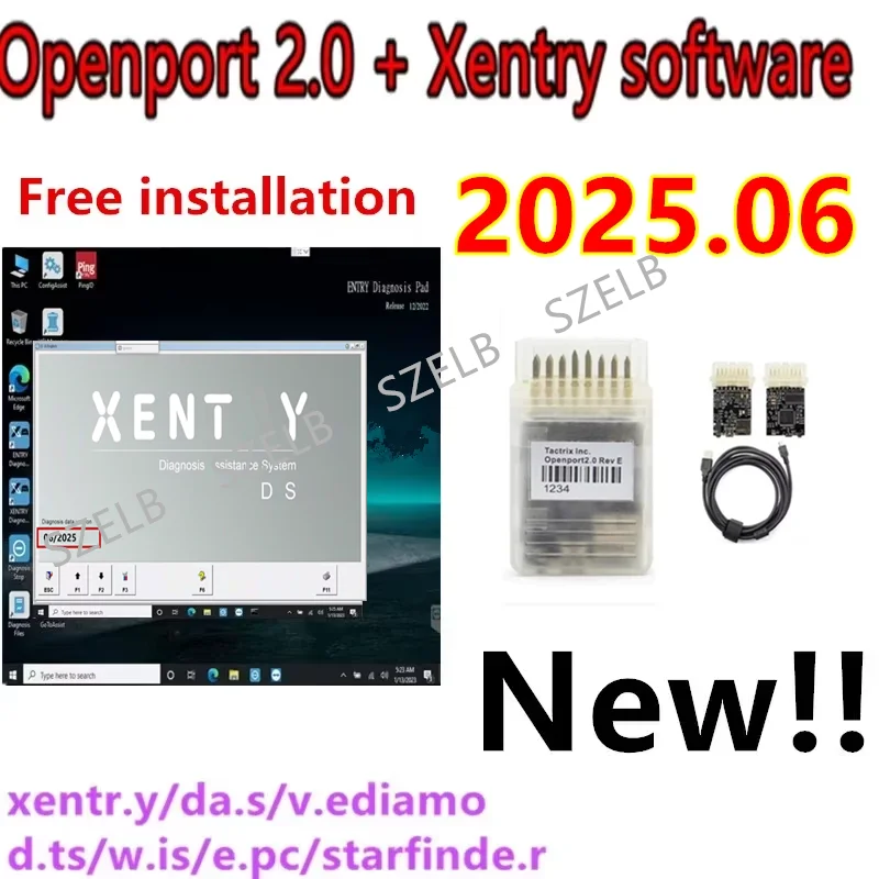 2023.12 XentryDiagnostic Software с Tactrix Openport 2.0 ECU Chip Tuning Tool OBD 2 OBD2 Scanner Tool программное обеспечение для xentry instal
2023.12 XentryDiagnostic Software с Tactrix Openport 2.0 ECU Chip Tuning Tool OBD 2 OBD2 Scanner Tool программное обеспечение для xentry instal