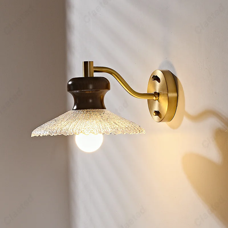 New Retro LED Glass Lampshade Wall Lamp Living Room Dining Room Corridor Bedroom Bedside Atmosphere Decorative Lighting
New Retro LED Glass Lampshade Wall Lamp Living Room Dining Room Corridor Bedroom Bedside Atmosphere Decorative Lighting