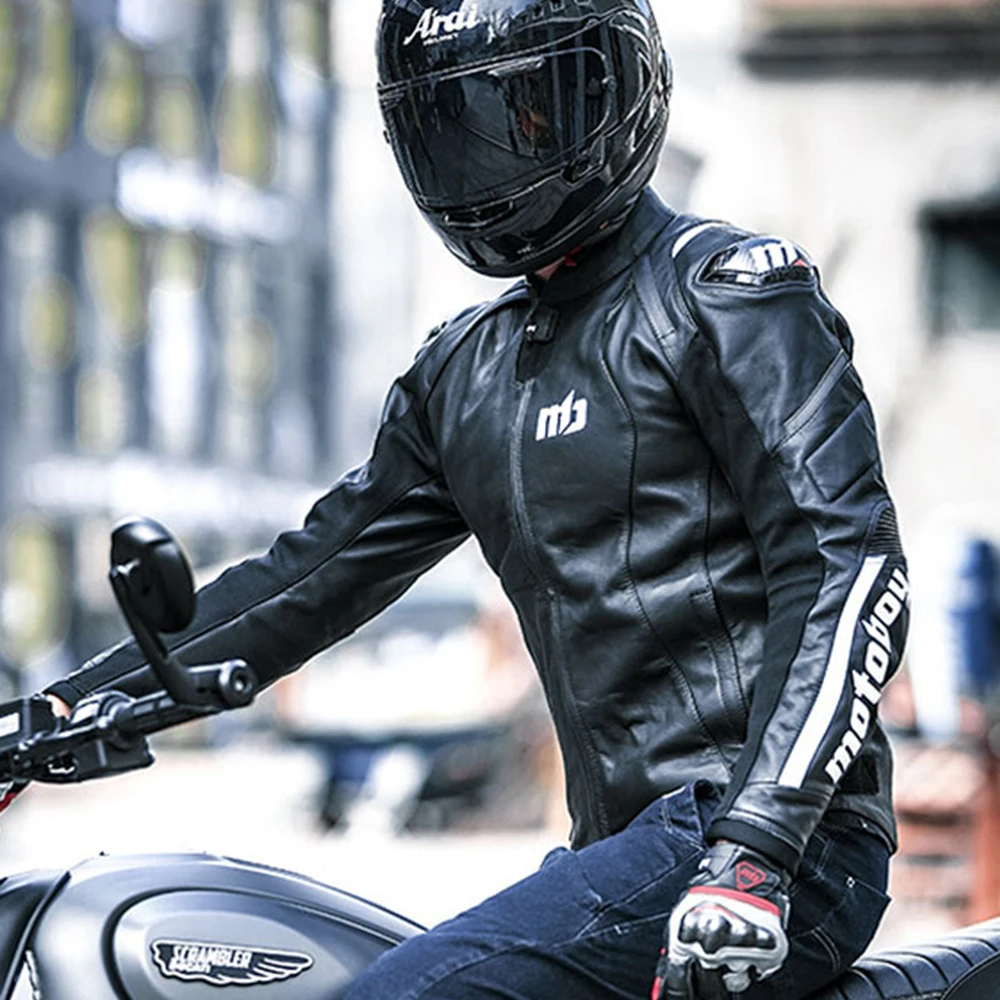 Motorcycle Riding Leather Cowhide Jacket Anti-Fall Riding Equipment Motorcycle Racing Clothing All Seasons Warm
Motorcycle Riding Leather Cowhide Jacket Anti-Fall Riding Equipment Motorcycle Racing Clothing All Seasons Warm