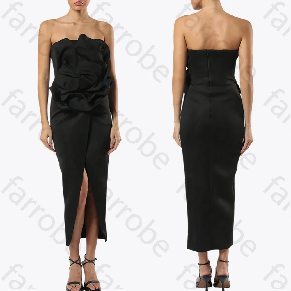 Customized Elegant Strapless Ruffles Midi Dress A-Line Evening Dresses Formal Exquisite High Quality Prom Party Gowns for Women
Customized Elegant Strapless Ruffles Midi Dress A-Line Evening Dresses Formal Exquisite High Quality Prom Party Gowns for Women