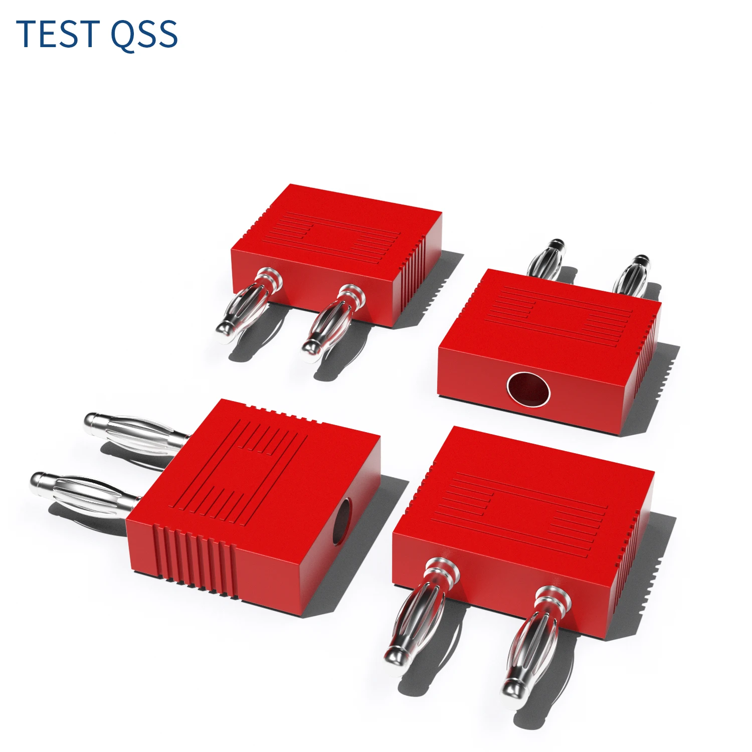 QSS 4PCS Spacing 14MM Short Circuit 4MM Banana Plug Double Adapter Double Row One Female Divides Two Males
QSS 4PCS Spacing 14MM Short Circuit 4MM Banana Plug Double Adapter Double Row One Female Divides Two Males
