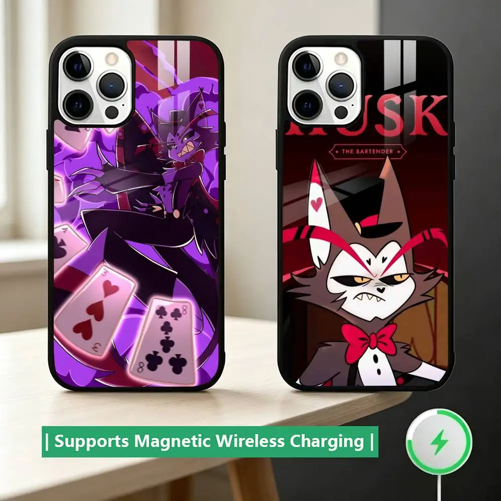 Husk Hazbin Hotel Graphic Phone Case For IPhone17,16,15,14,13,12,11 Plus,Pro Allows Magnetic Wireless Charging
Husk Hazbin Hotel Graphic Phone Case For IPhone17,16,15,14,13,12,11 Plus,Pro Allows Magnetic Wireless Charging