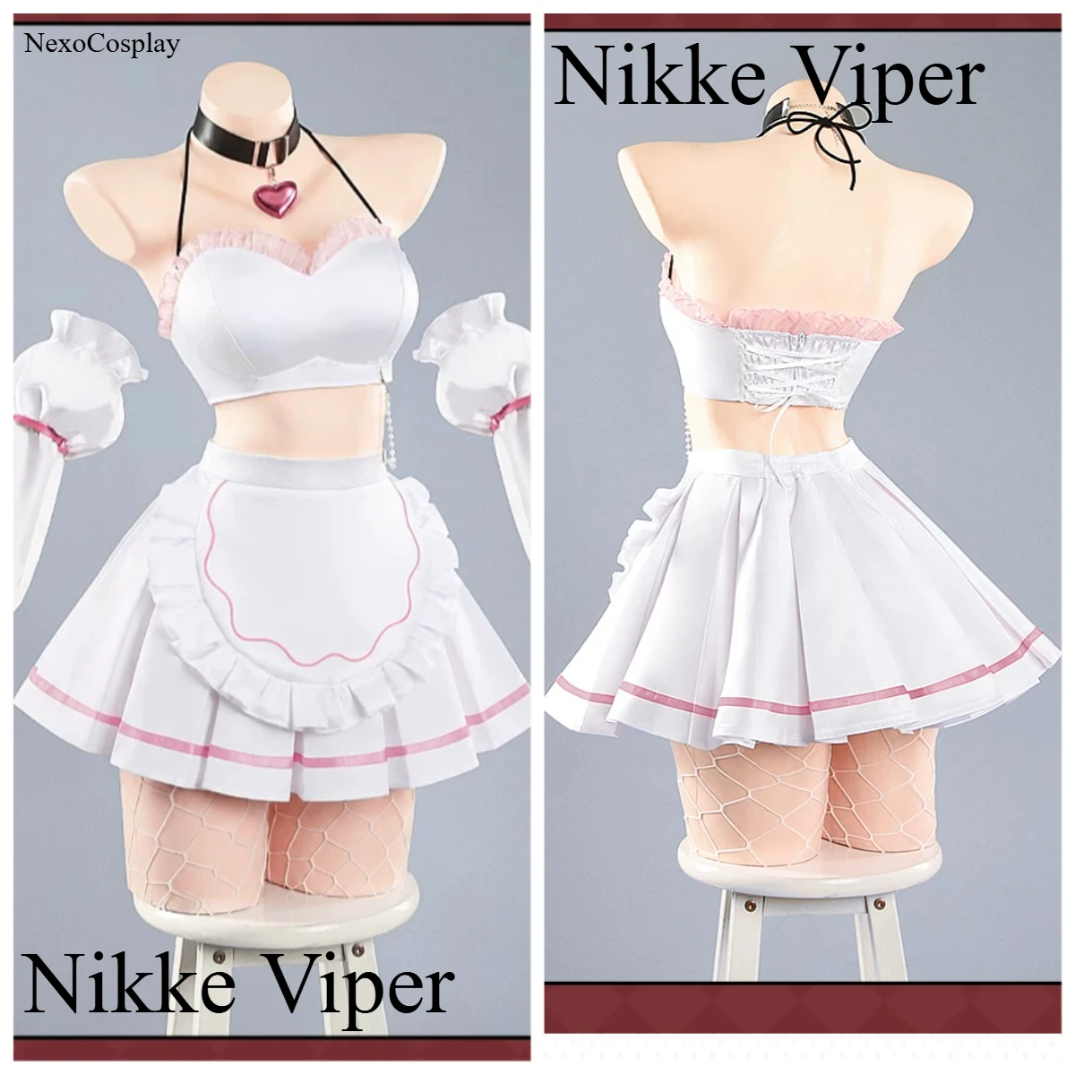 Nikke Viper Cosplay Costume Sexy white maid outfit Nikke daily full set NexoCosplay
Nikke Viper Cosplay Costume Sexy white maid outfit Nikke daily full set NexoCosplay