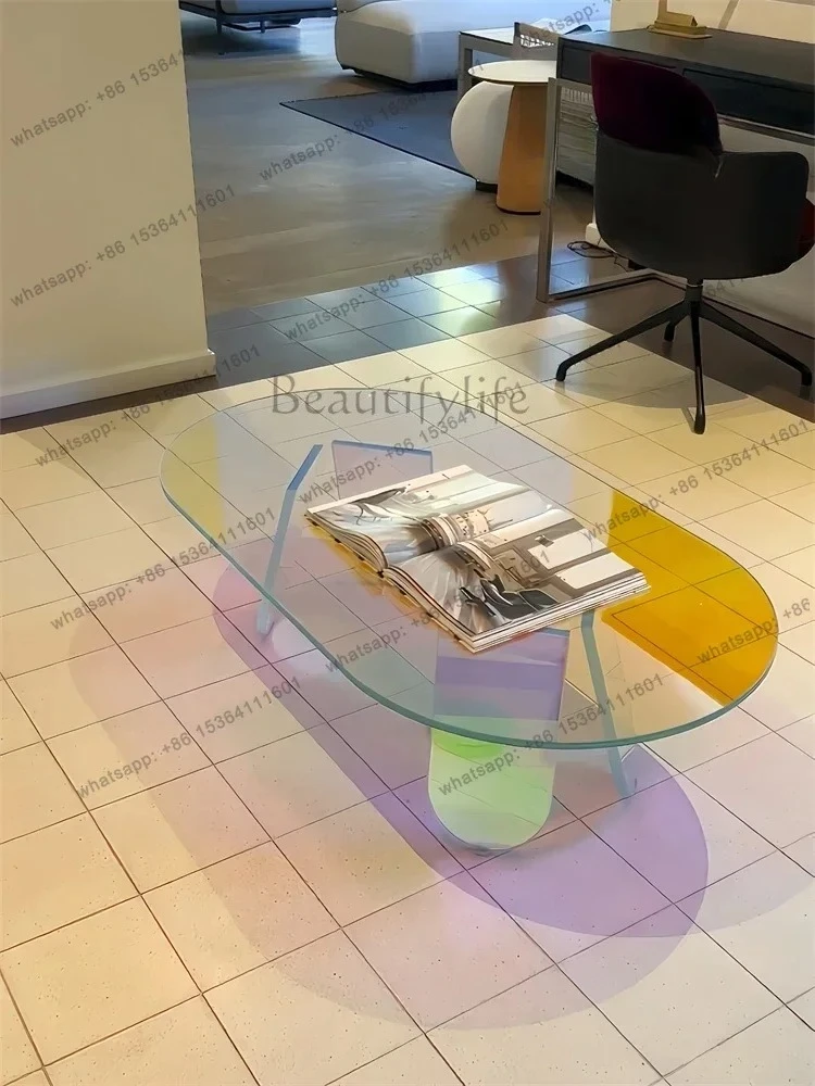 yj5 Designer Glass Coffee Table Living Room Design Sense Tea Table Creative and Slightly Luxury Simple High Sense Side Table
yj5 Designer Glass Coffee Table Living Room Design Sense Tea Table Creative and Slightly Luxury Simple High Sense Side Table