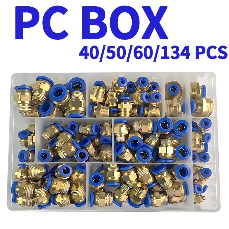 Boxed PC Air Joint Connectors Pneumatic Fittings Quick Connectors with 1/4 1/8 Male Thread for Air Connections PC4-M5 PC6-01
Boxed PC Air Joint Connectors Pneumatic Fittings Quick Connectors with 1/4 1/8 Male Thread for Air Connections PC4-M5 PC6-01