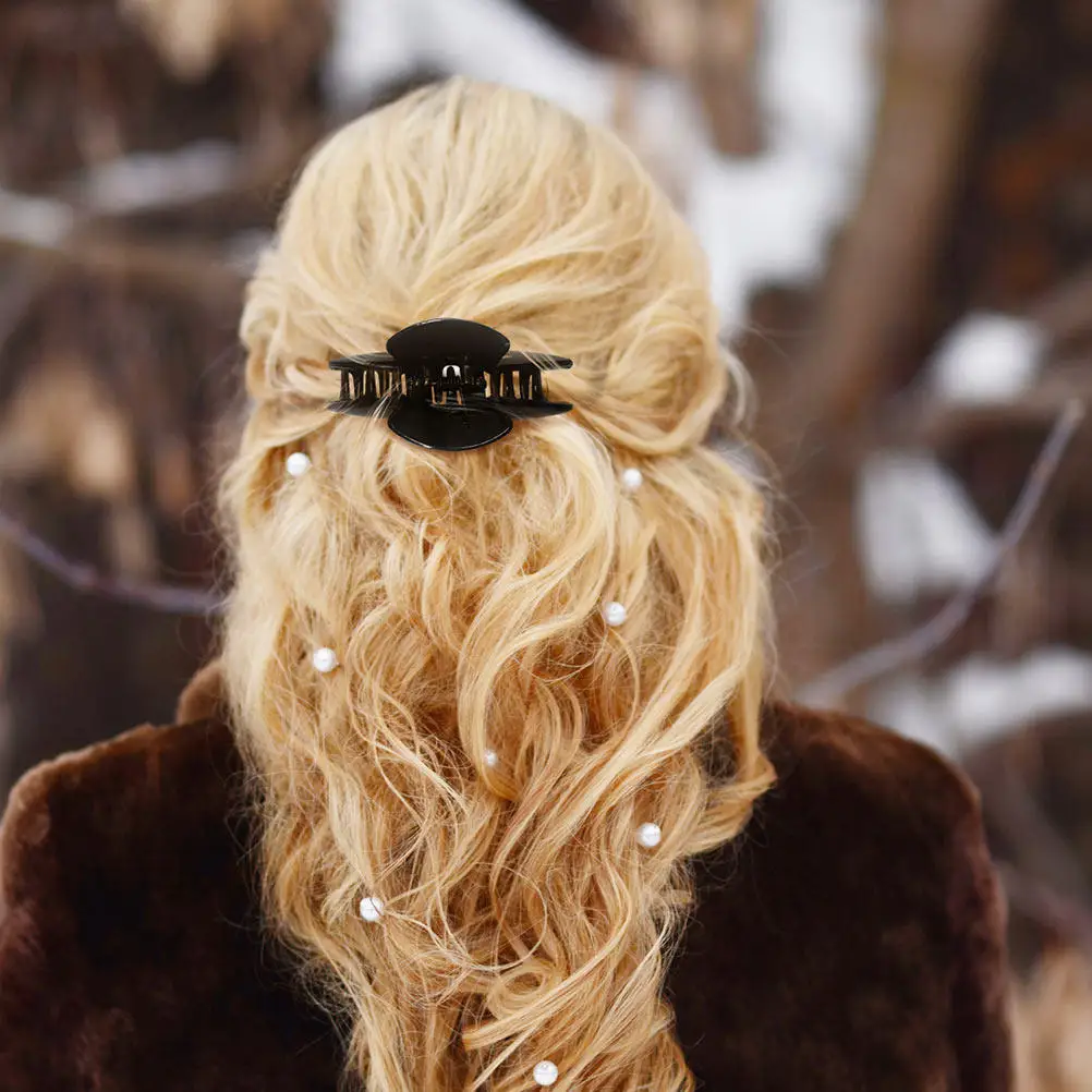 6Pcs Shower Hair Clips Strong Hold Non-Slip Acrylic Material Fashionable Claw Clip for Women Daily Hair Styling Accessory
6Pcs Shower Hair Clips Strong Hold Non-Slip Acrylic Material Fashionable Claw Clip for Women Daily Hair Styling Accessory