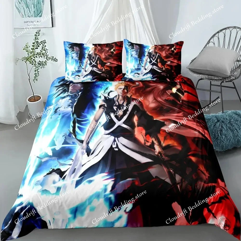 3D Anime bleach Children Bedding Set King Queen Double Full Twin Single Size Bed Linen Set
3D Anime bleach Children Bedding Set King Queen Double Full Twin Single Size Bed Linen Set