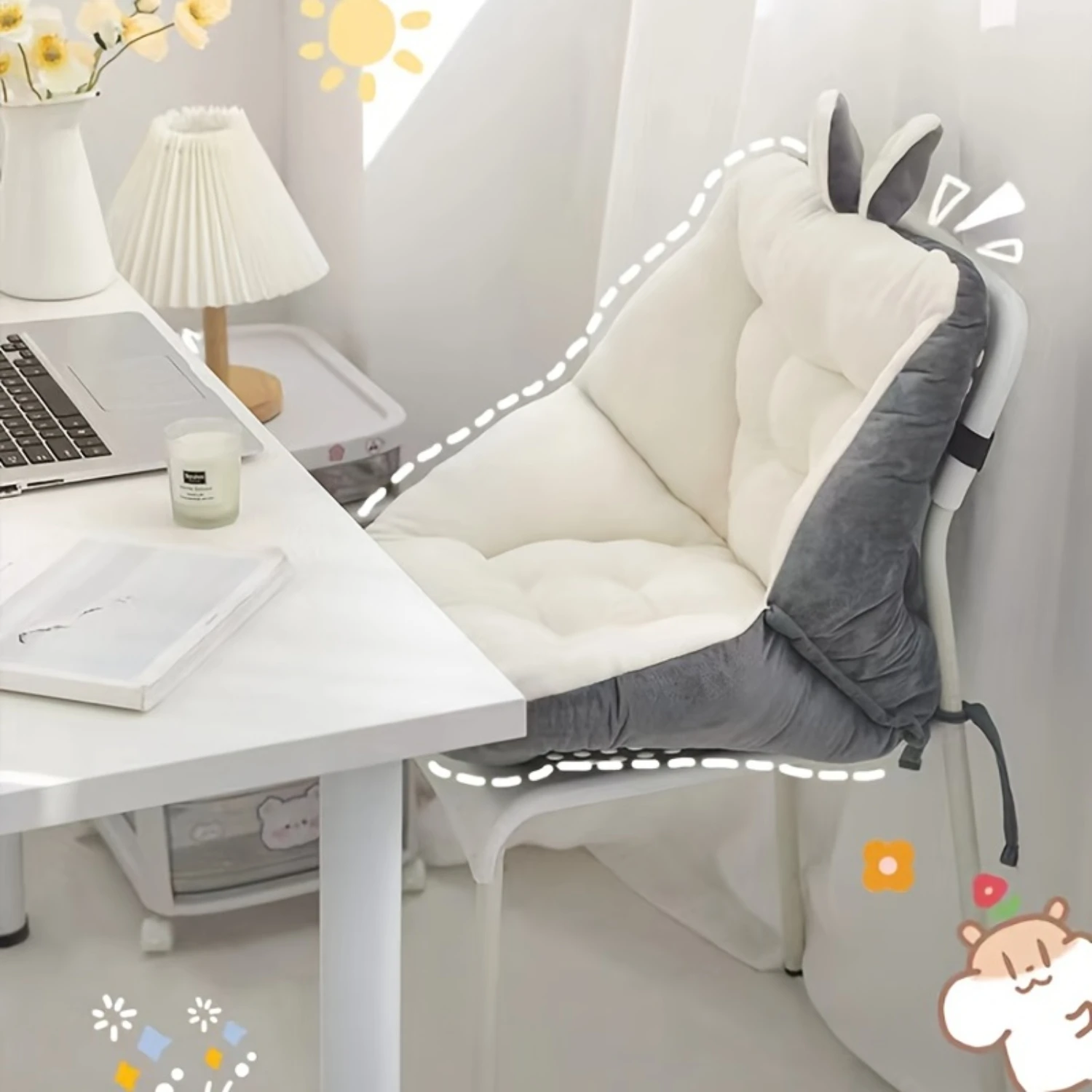 Cozy Semi-Enclosed Chair Cushion - Thick, Plush Pad for Office & Dorm Comfort - Easy-Care, Dual-Size Options, 15.7''×17.7''×15
Cozy Semi-Enclosed Chair Cushion - Thick, Plush Pad for Office & Dorm Comfort - Easy-Care, Dual-Size Options, 15.7''×17.7''×15