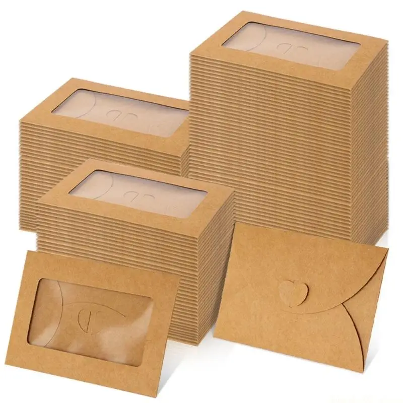 50Pcs Clasps Closure Colorful Kraft Papers String Business Cardboard Envelope
50Pcs Clasps Closure Colorful Kraft Papers String Business Cardboard Envelope
