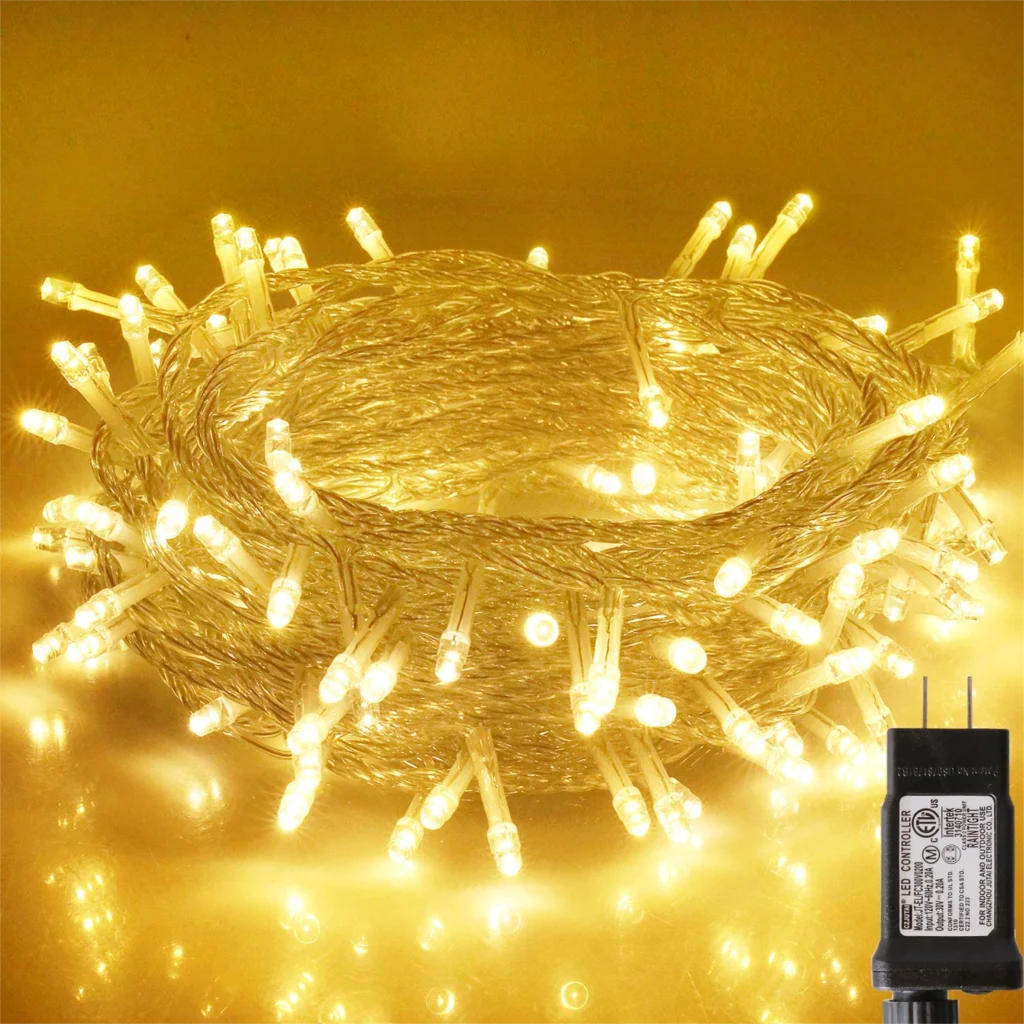 Indoor String Lights Warm White Clear Wire Christmas Lights Outdoor Waterproof 8 Modes Twinkle Fairy String Lights Plug in
Indoor String Lights Warm White Clear Wire Christmas Lights Outdoor Waterproof 8 Modes Twinkle Fairy String Lights Plug in