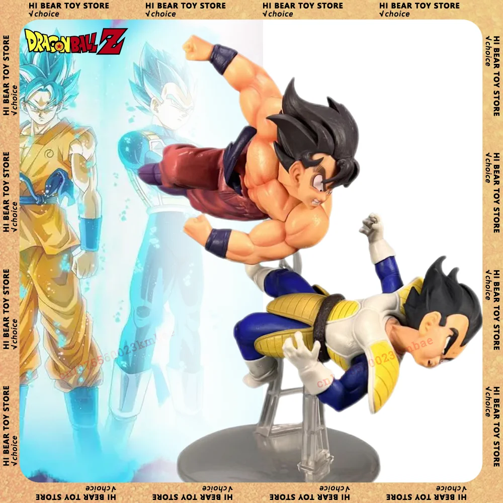 Dragon Ball Anime Figures Son Goku Vs Vegeta Figurine Fight Statue GK 23cm Pvc Model For Collection Decoration Children Gift Toy
Dragon Ball Anime Figures Son Goku Vs Vegeta Figurine Fight Statue GK 23cm Pvc Model For Collection Decoration Children Gift Toy