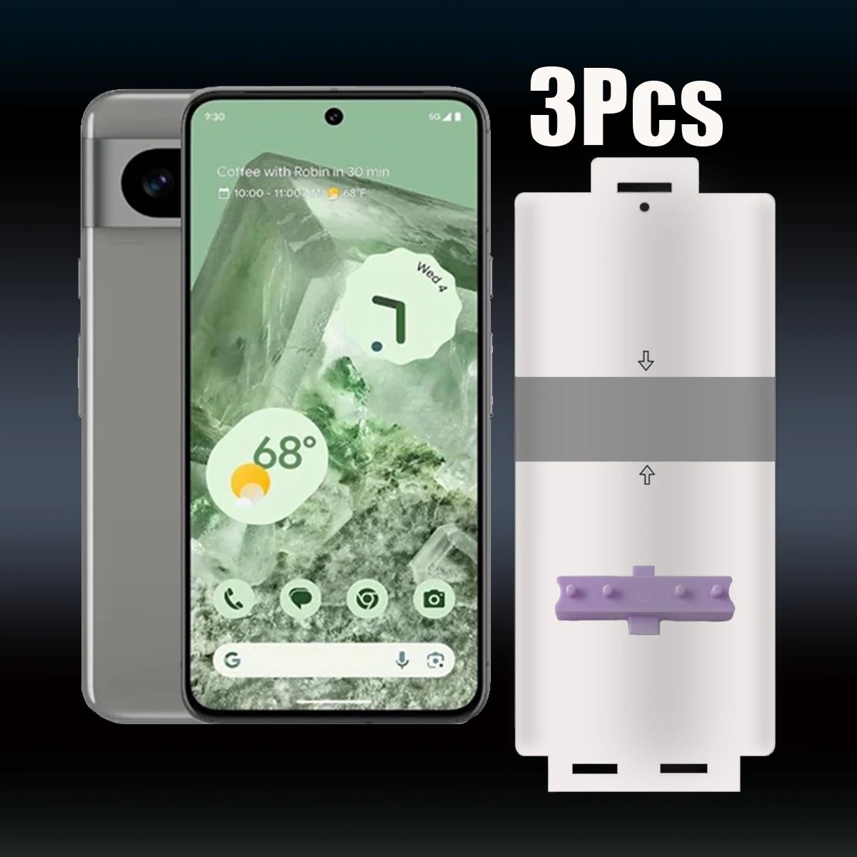 3Pcs HD Glossy Soft Hydrogel Gel Screen Protector For Google Pixel 8 Pro 8Pro 8A Full Cover Front Film+ Tools
3Pcs HD Glossy Soft Hydrogel Gel Screen Protector For Google Pixel 8 Pro 8Pro 8A Full Cover Front Film+ Tools