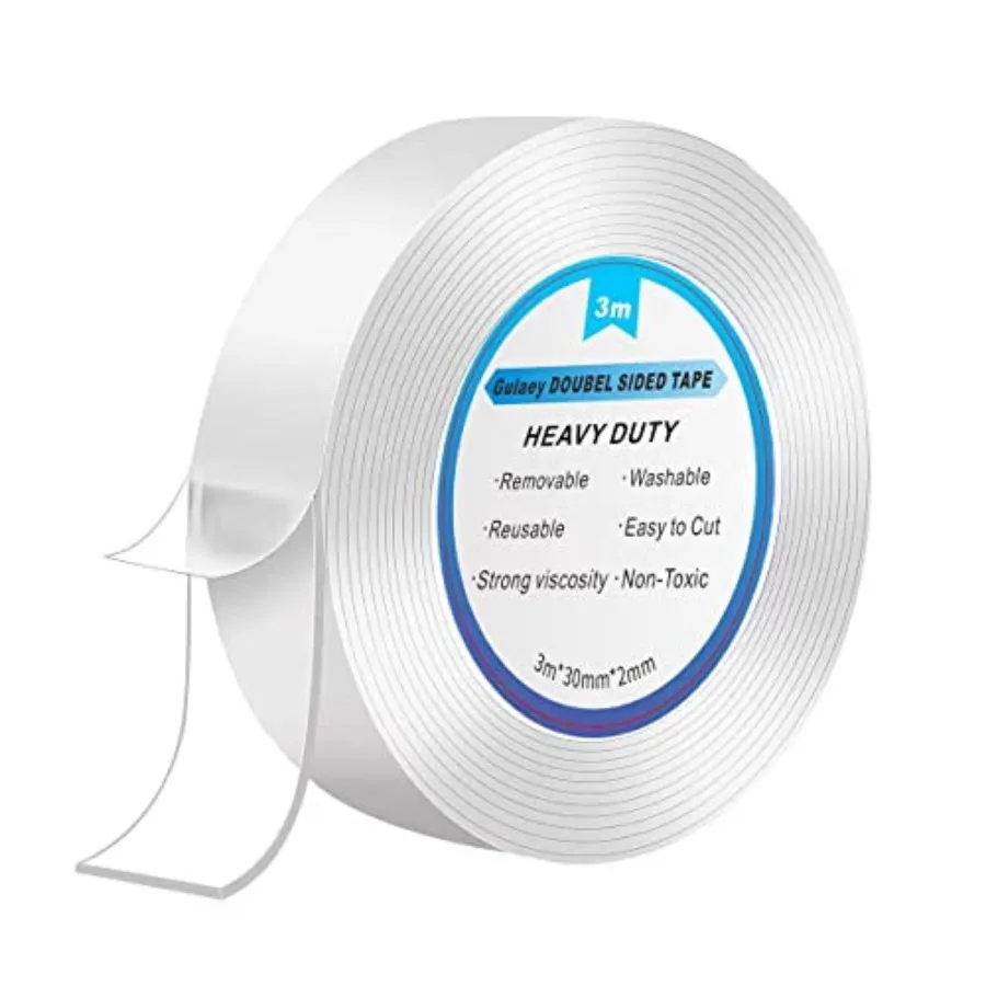 Nano Adhesive Tape, Double Sided Tape Heavy Duty, Nano Tape, Multipurpose No-Trace Removable Glue Tape, Washable Strong Sticky
Nano Adhesive Tape, Double Sided Tape Heavy Duty, Nano Tape, Multipurpose No-Trace Removable Glue Tape, Washable Strong Sticky