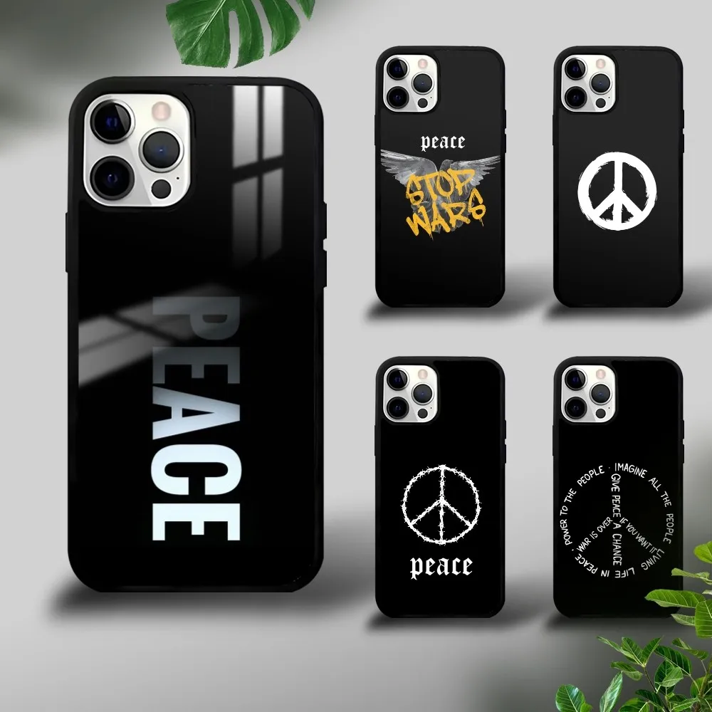 For Peace no War Phone Case For iPhone 16 15 14 13 12 11 Pro Xs Max Mini Plus Celulares Hard Funda
For Peace no War Phone Case For iPhone 16 15 14 13 12 11 Pro Xs Max Mini Plus Celulares Hard Funda