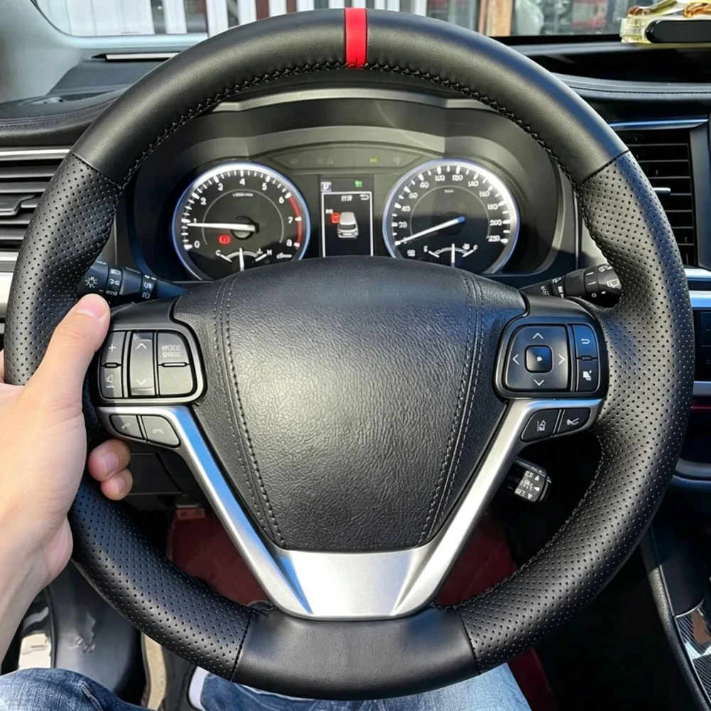 Car Interior Hand Stitched Perforated Microfiber Leather 2014 -2019 Sienna 2015-2019 Steering Wheel Cover For Toyota Highlander
Car Interior Hand Stitched Perforated Microfiber Leather 2014 -2019 Sienna 2015-2019 Steering Wheel Cover For Toyota Highlander