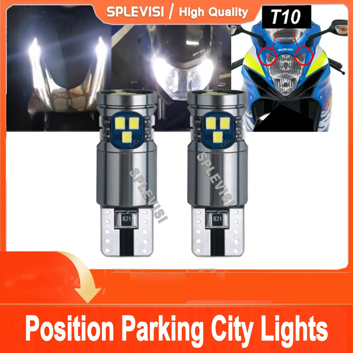 2x Canbus Free For LED Motorcycle Position Parking City Lights T10 194 W5W Suzuki GSXR 600 GSXR 750 GSXR 1000
2x Canbus Free For LED Motorcycle Position Parking City Lights T10 194 W5W Suzuki GSXR 600 GSXR 750 GSXR 1000