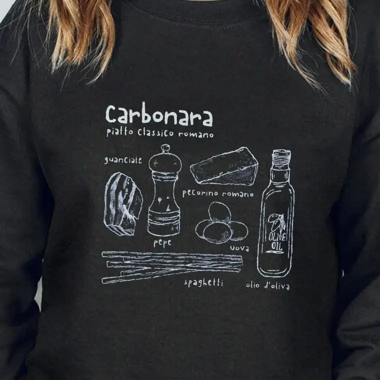 Retro Vintage Sweatshirt Aesthetic Graphic Hoodies Y2K Tops Casual Daily Wear Unisex Stylish Pullover Carbonara Spaghetti 
Retro Vintage Sweatshirt Aesthetic Graphic Hoodies Y2K Tops Casual Daily Wear Unisex Stylish Pullover Carbonara Spaghetti
