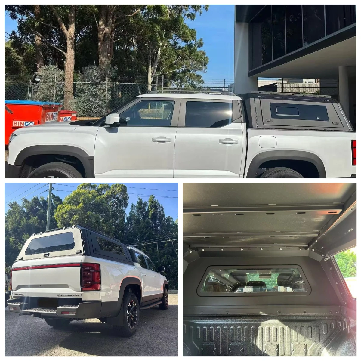 Auto Pickup Canopy Hardtop Topper for BYD Shark 6 Accessory Aluminum Alloy High Top Pickup Truck Cap Car Exterior Accessories
Auto Pickup Canopy Hardtop Topper for BYD Shark 6 Accessory Aluminum Alloy High Top Pickup Truck Cap Car Exterior Accessories