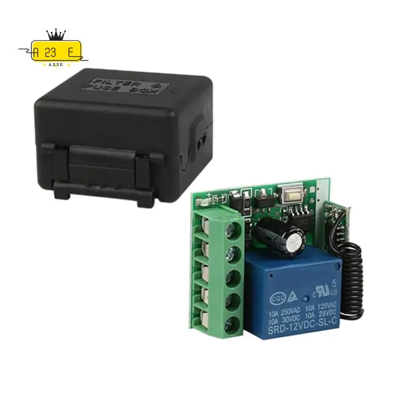 A23E-10PCS Wireless Switch Control Board Remote Control Relay Transmitter Button Module DC 12V Single Channel 433 MHZ
A23E-10PCS Wireless Switch Control Board Remote Control Relay Transmitter Button Module DC 12V Single Channel 433 MHZ