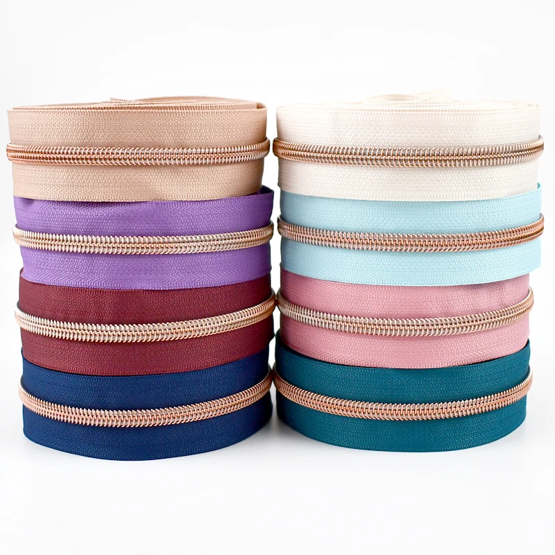 2-10M Meetee 5# RoseGold Nylon Zipper Tapes Backpack Plastic Zippers At The Meter Clothes Closures Zips Sewing Zip Repair Kits
2-10M Meetee 5# RoseGold Nylon Zipper Tapes Backpack Plastic Zippers At The Meter Clothes Closures Zips Sewing Zip Repair Kits