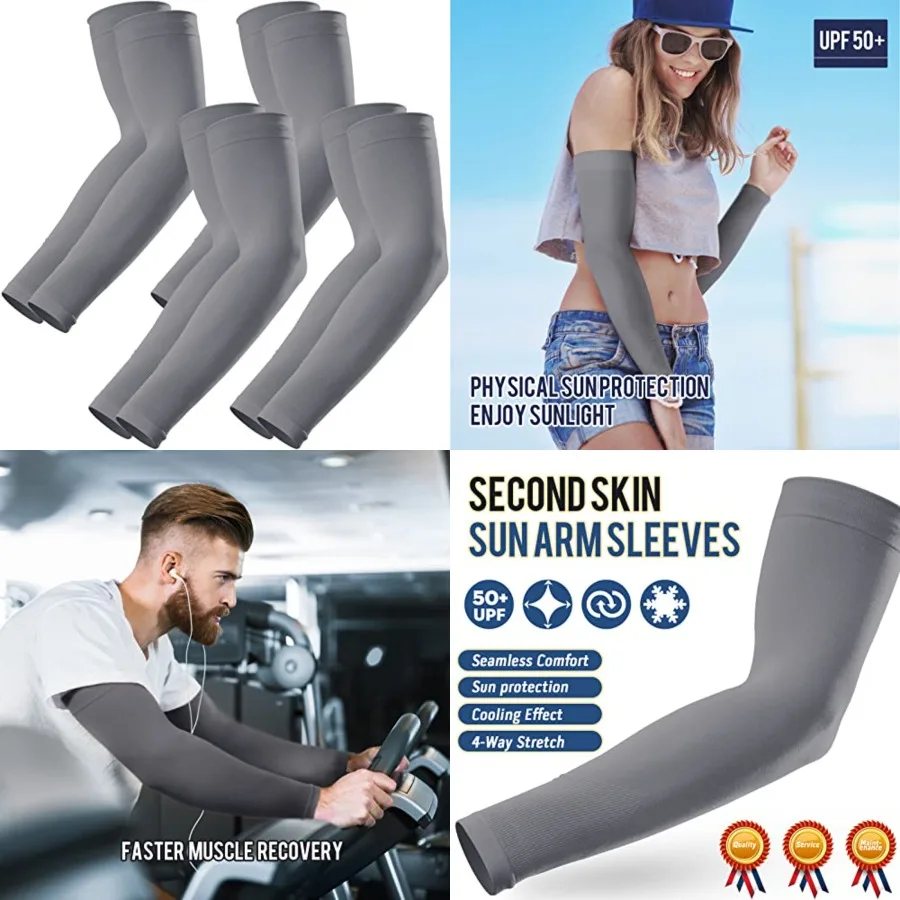 Arm Sleeves for Men Women,Compression Sleeves to Cover Arms for Men Working,Sun Sleeves for Men UV Protection, 4 Pairs Dark Grey
Arm Sleeves for Men Women,Compression Sleeves to Cover Arms for Men Working,Sun Sleeves for Men UV Protection, 4 Pairs Dark Grey