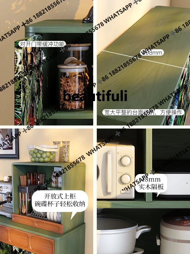 K182Side cabinet French retro kitchen storage ash wood solid wood tea cabinet
K182Side cabinet French retro kitchen storage ash wood solid wood tea cabinet