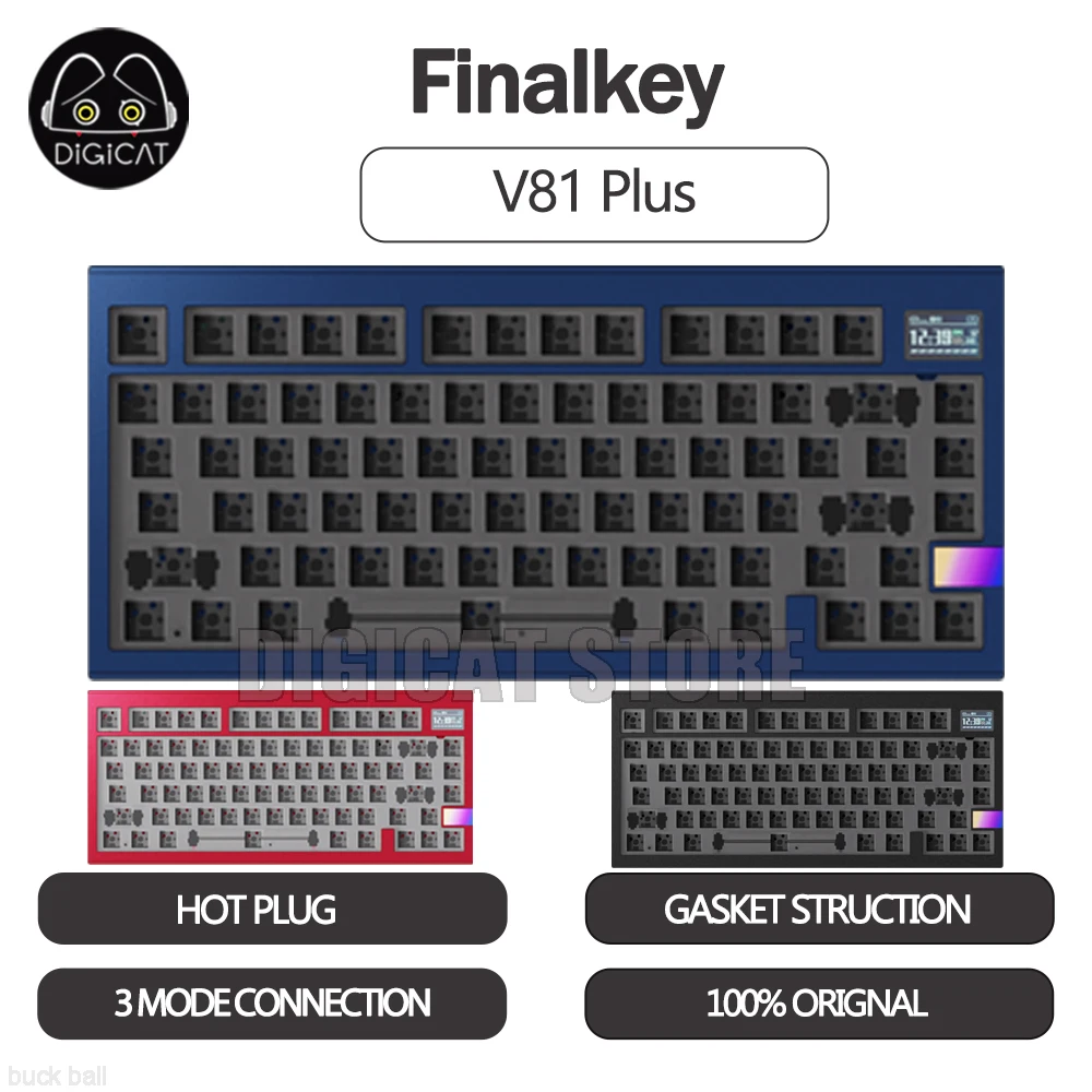 Набор для творчества Finalkey V81 Plus, алюминиевая механическая клавиатура, набор «сделай сам» для игрового компьютера, 3 режима, 2,4 ГГц/USB/Bluetooth, 81 клавиши, прокладка в подарок
Набор для творчества Finalkey V81 Plus, алюминиевая механическая клавиатура, набор «сделай сам» для игрового компьютера, 3 режима, 2,4 ГГц/USB/Bluetooth, 81 клавиши, прокладка в подарок