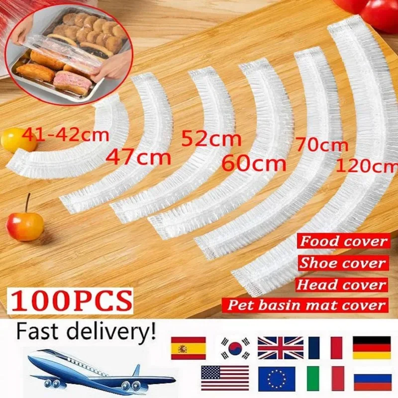 Disposable Food Cover Saran Wrap Food Grade Fruit Vegetable Storage Bag Elastic Plastic Bag Kitchen Fresh Keeping Bag Clipboard
Disposable Food Cover Saran Wrap Food Grade Fruit Vegetable Storage Bag Elastic Plastic Bag Kitchen Fresh Keeping Bag Clipboard