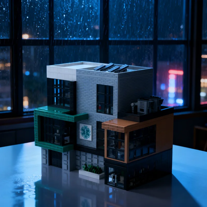 Конструктор MOC Hospital V1.0 (4792 детали): Модульная модель городской улицы, креативный подарок, коллекционный декор для детей и взрослых, премиум-качество
Конструктор MOC Hospital V1.0 (4792 детали): Модульная модель городской улицы, креативный подарок, коллекционный декор для детей и взрослых, премиум-качество