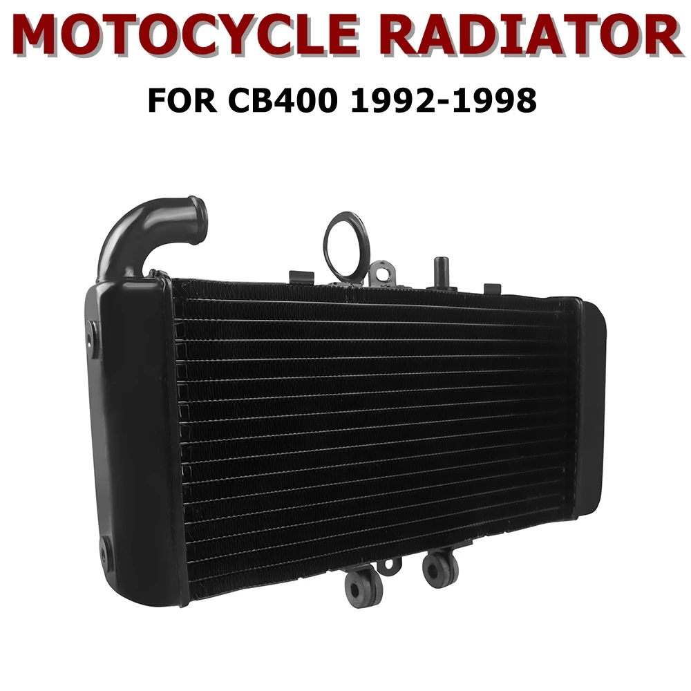 Motorcycle Engine Radiator Cooler Cooling Water Tank For Honda CB400 CB 400 1992-1998 Aluminium Accessories
Motorcycle Engine Radiator Cooler Cooling Water Tank For Honda CB400 CB 400 1992-1998 Aluminium Accessories