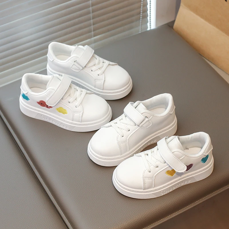 White Children's Sports Shoes, Soft Sole, Non-slip Breathable, Fashionable Outdoor Cute Sneakers Boys Girls Casual Kids Flat
White Children's Sports Shoes, Soft Sole, Non-slip Breathable, Fashionable Outdoor Cute Sneakers Boys Girls Casual Kids Flat