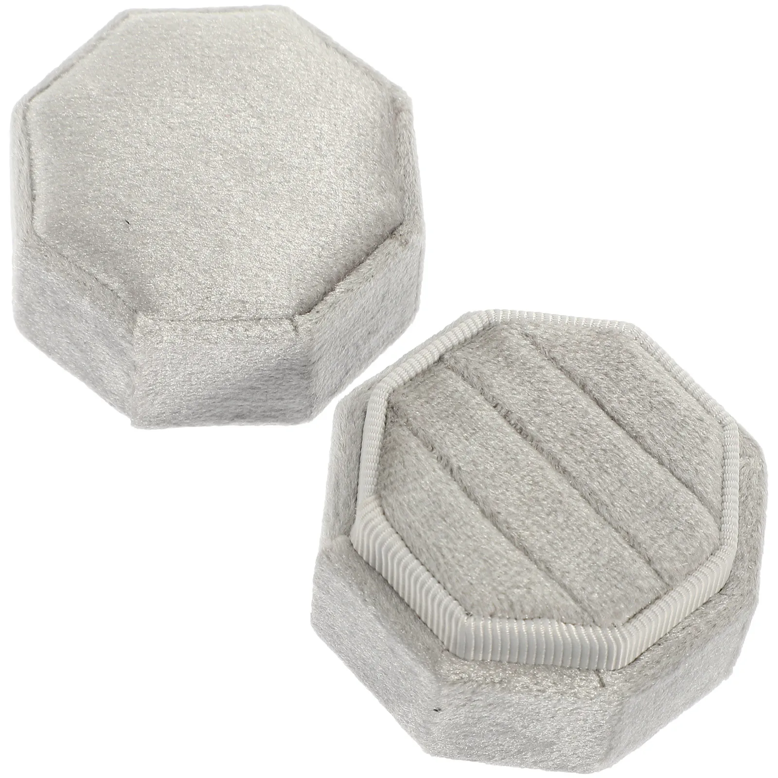 Ring Box Gray Octagon Shaped Jewelry Gift Boxes for Wedding Proposal Lightweight Portable Storage Display Case
Ring Box Gray Octagon Shaped Jewelry Gift Boxes for Wedding Proposal Lightweight Portable Storage Display Case