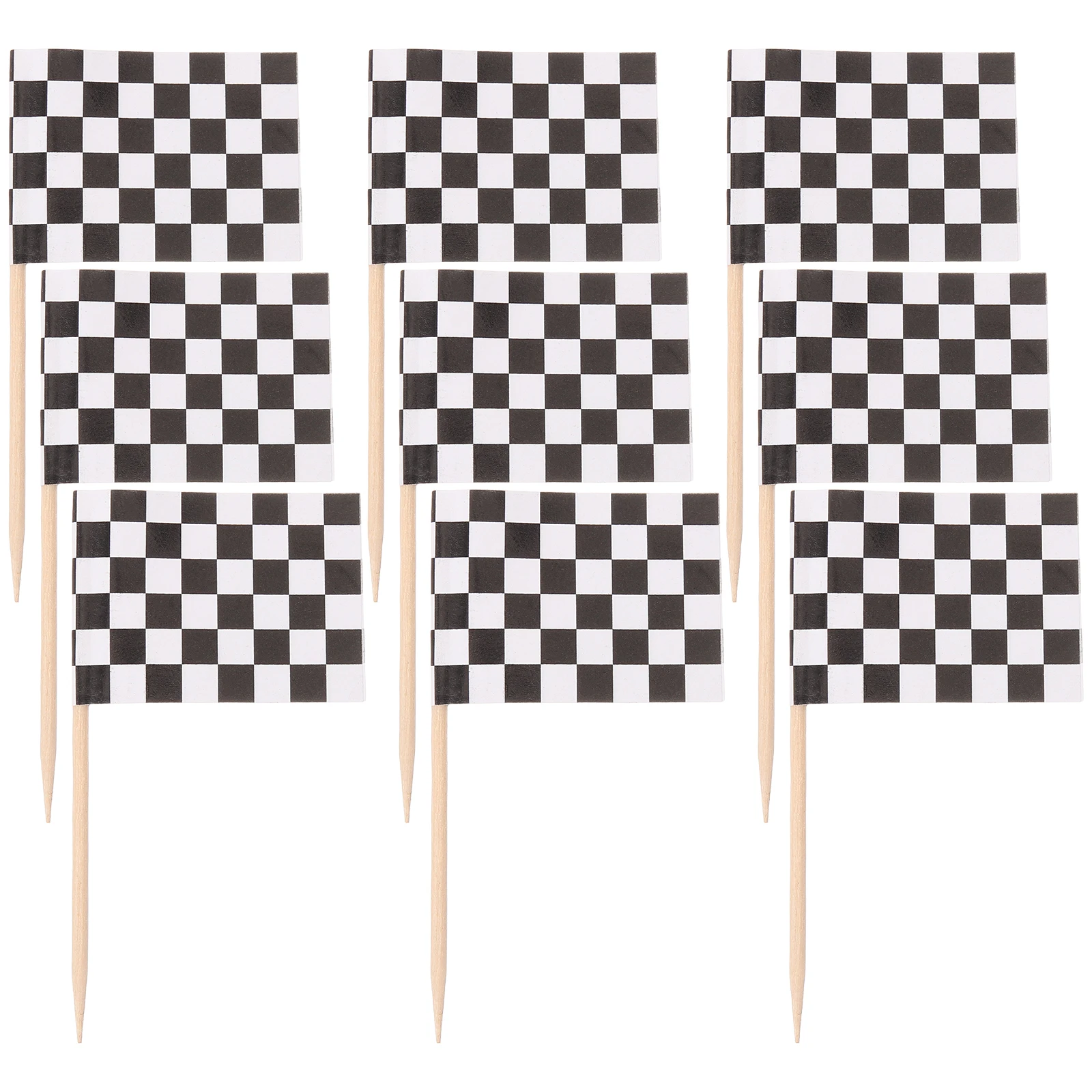 Black White Checkered Toothpick Flags Cocktail Picks Wood Toothpicks Party Decorations Fruit Garnishes Bar Tools
Black White Checkered Toothpick Flags Cocktail Picks Wood Toothpicks Party Decorations Fruit Garnishes Bar Tools