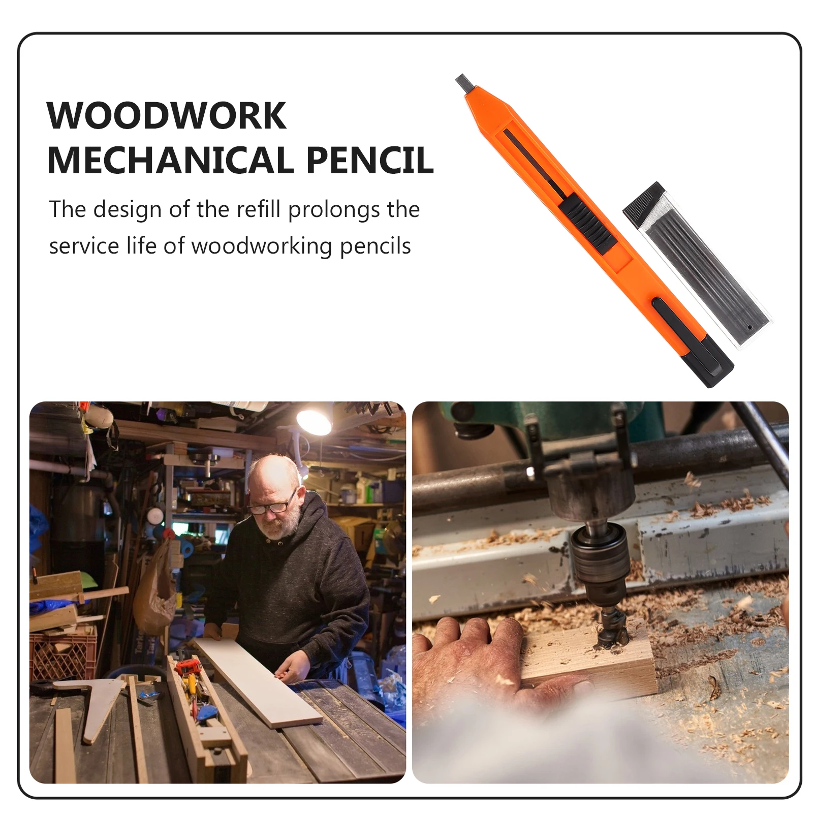 Mechanical Pencil Set Woodworking Marker Carpenter Pencil Sketch Drafting Automatic Refillable Long Lasting Large Quantity
Mechanical Pencil Set Woodworking Marker Carpenter Pencil Sketch Drafting Automatic Refillable Long Lasting Large Quantity