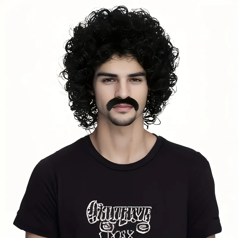 1 Short, Fluffy, Black Disco African Hair Wig, Suitable for Anime Cosplay, a Fun Synthetic Wig for Both Men and Women
1 Short, Fluffy, Black Disco African Hair Wig, Suitable for Anime Cosplay, a Fun Synthetic Wig for Both Men and Women