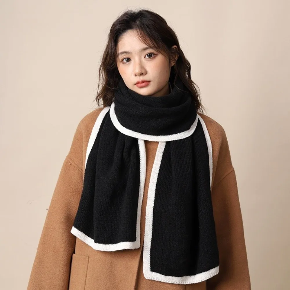 Bandana Thicken Winter Scarf Large Color Contrast Knitted Scarfs Soft Cold-proof Plush Neckerchief Lady
Bandana Thicken Winter Scarf Large Color Contrast Knitted Scarfs Soft Cold-proof Plush Neckerchief Lady