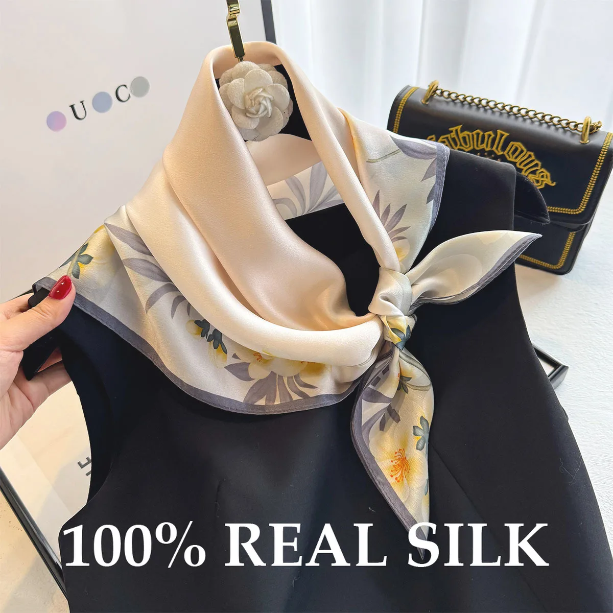 Новый 100% натуральный шелковый шарф, весна-лето, высокое качество, гладкие квадратные шарфы, пляжная шаль, хиджаб, платок из пашмины, бандана, пончо
Новый 100% натуральный шелковый шарф, весна-лето, высокое качество, гладкие квадратные шарфы, пляжная шаль, хиджаб, платок из пашмины, бандана, пончо