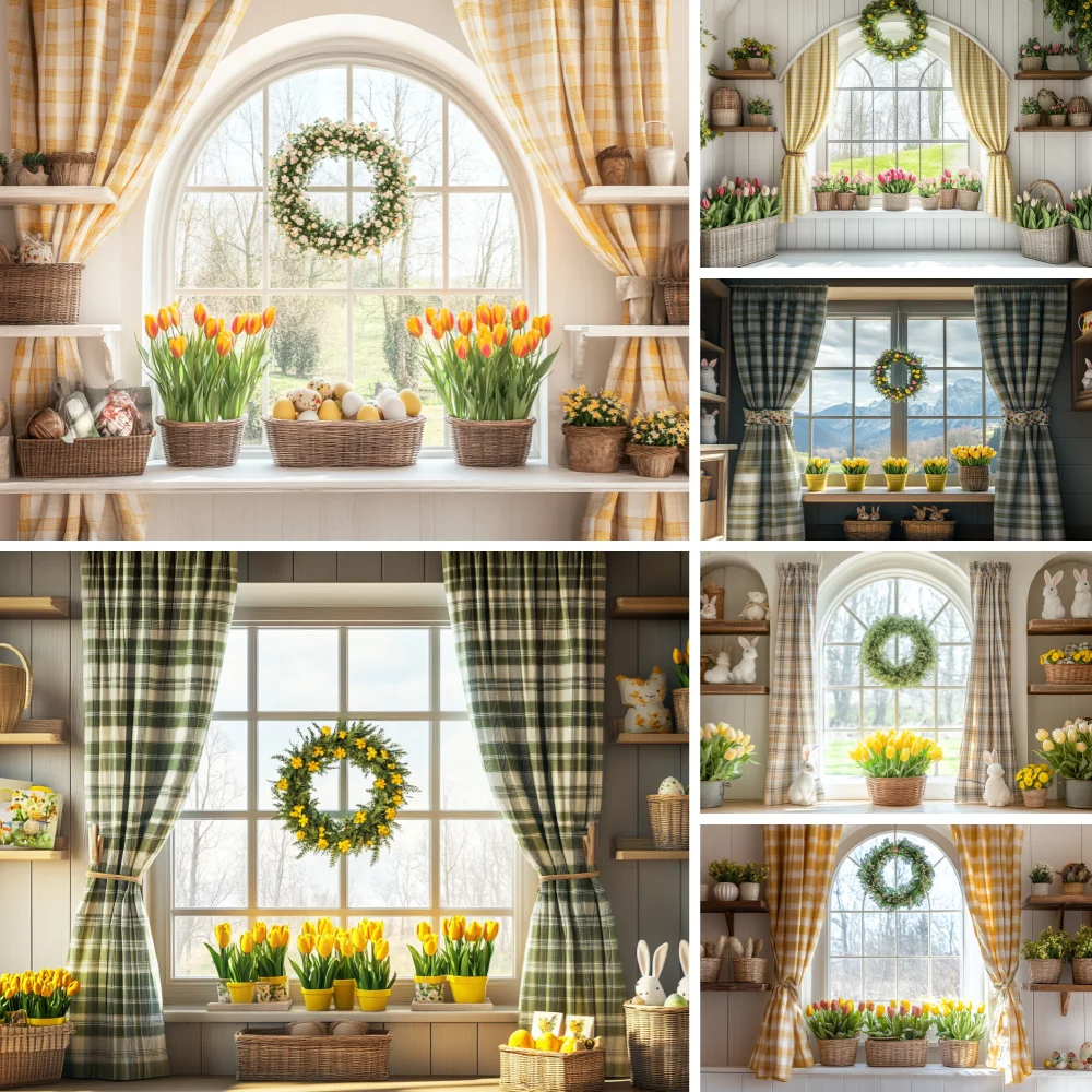 Spring Easter Backdrop Window Bunny Eggs Greenery Easter Children Birthday Party Baby Shower Photography Background Photo Studio
Spring Easter Backdrop Window Bunny Eggs Greenery Easter Children Birthday Party Baby Shower Photography Background Photo Studio