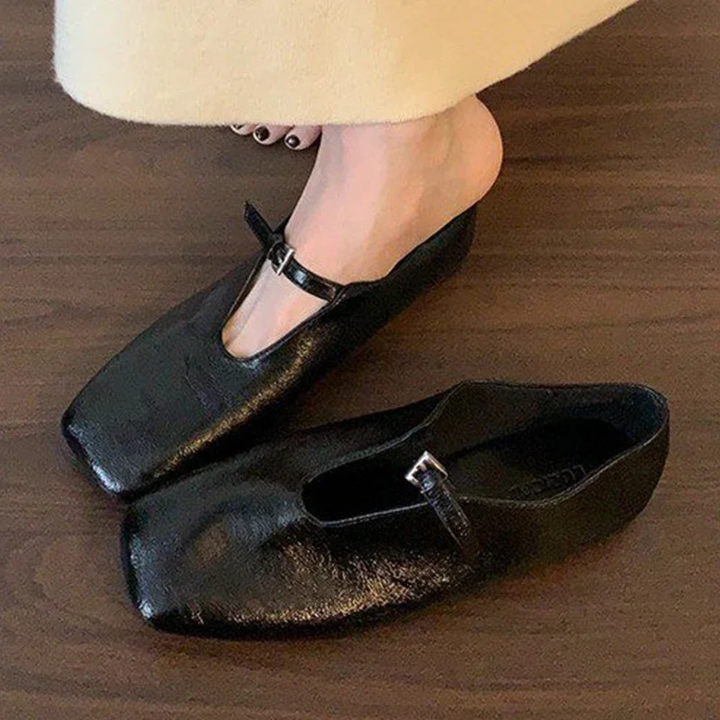 Retro Flat Women's Single Shoes Mary Jane Shoes for Women Soft and Comfortable Ballet Shoes Women Zapatos De Mujer Plus Size 40
Retro Flat Women's Single Shoes Mary Jane Shoes for Women Soft and Comfortable Ballet Shoes Women Zapatos De Mujer Plus Size 40