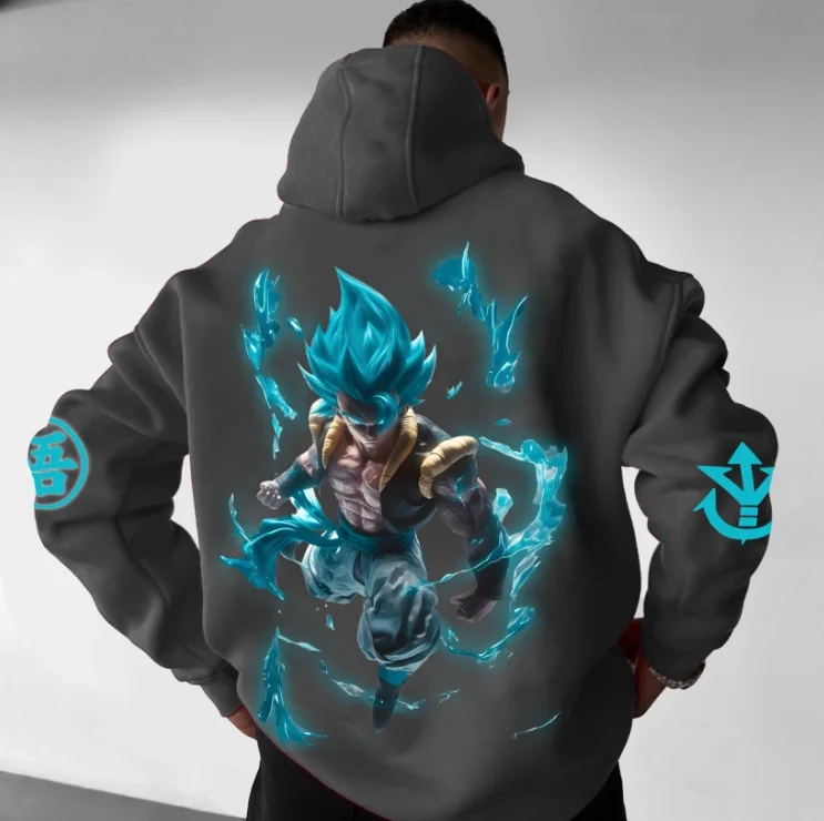 Мужская и женская свободная толстовка с капюшоном Dragon Ball, весенне-осенний уличный повседневный комфортный топ с анимацией Dragon Ball
Мужская и женская свободная толстовка с капюшоном Dragon Ball, весенне-осенний уличный повседневный комфортный топ с анимацией Dragon Ball