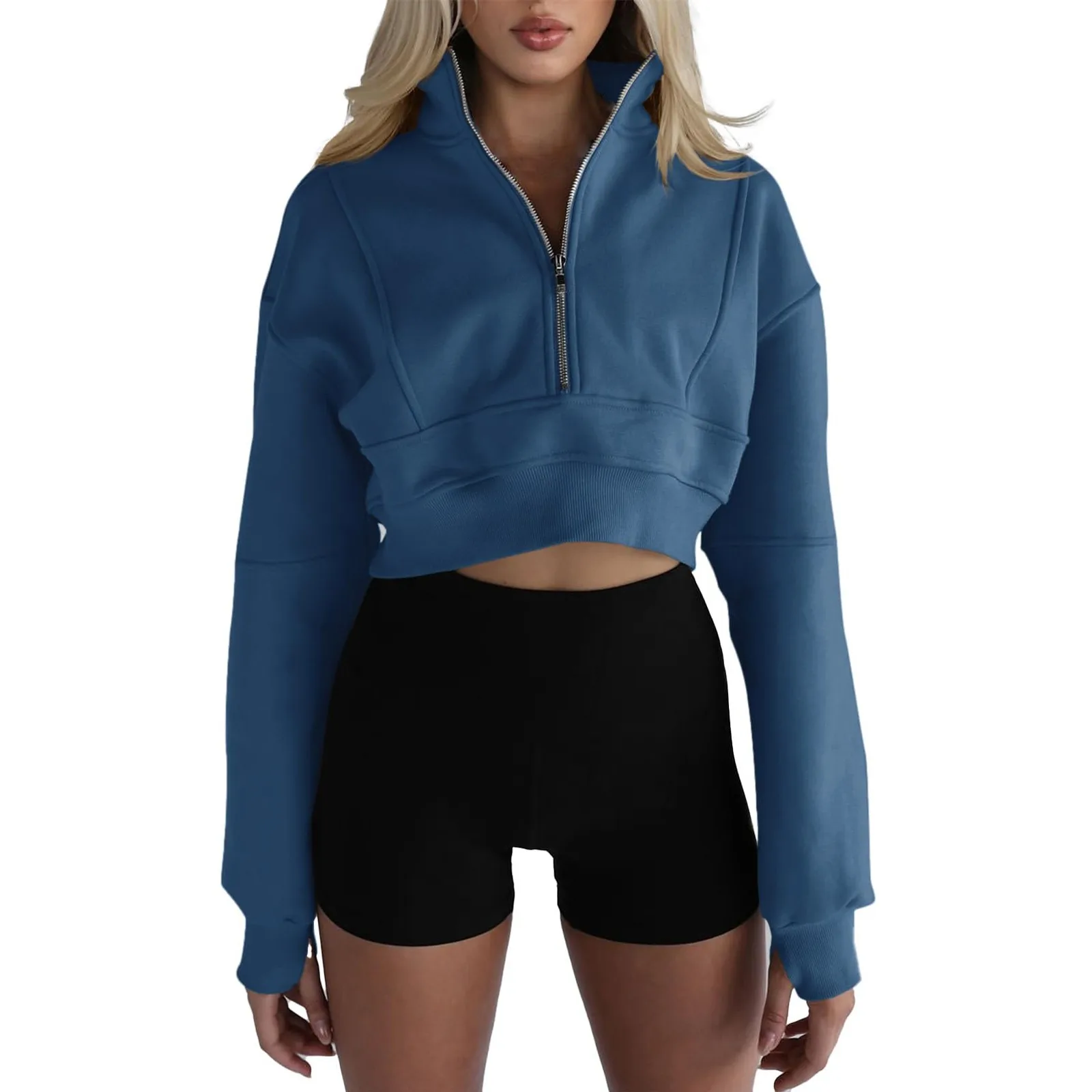Solid Color Pullover For Women Streetwear Hip Hop Top Versatile Loose Zipper Short Jacket Women Long Sleeve Jacket Hoodie Women
Solid Color Pullover For Women Streetwear Hip Hop Top Versatile Loose Zipper Short Jacket Women Long Sleeve Jacket Hoodie Women