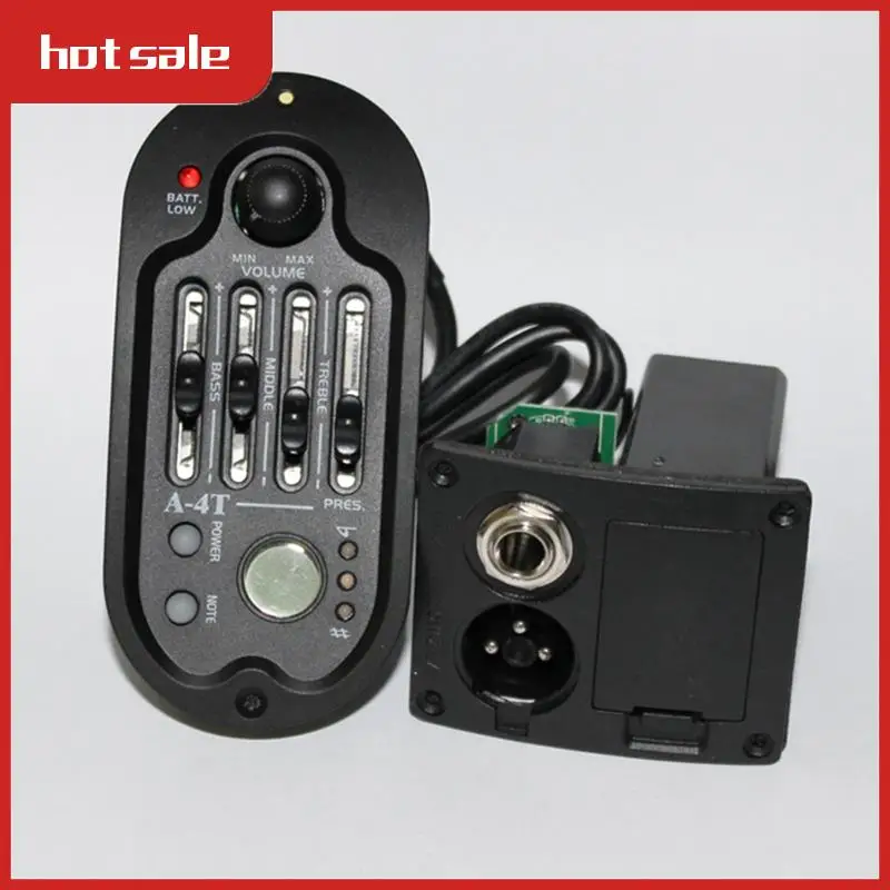 AC22-Acoustic Guitar Preamp 4 Band A-4T Folk Guitar Pickup EQ Equalizer Piezo Pickup Line With LCD Tuner Guitar Parts
AC22-Acoustic Guitar Preamp 4 Band A-4T Folk Guitar Pickup EQ Equalizer Piezo Pickup Line With LCD Tuner Guitar Parts
