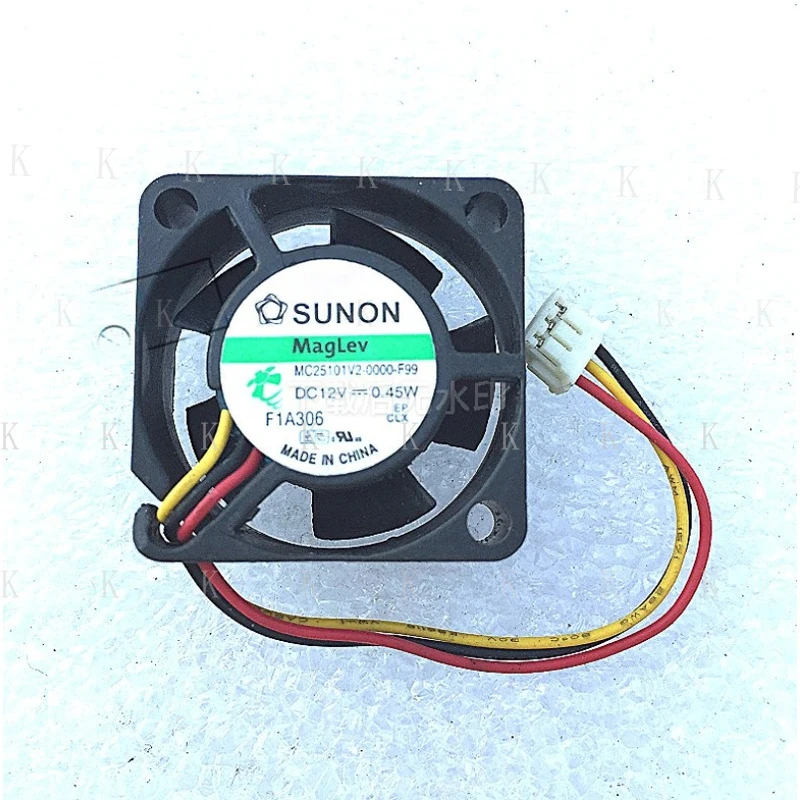C FOR SUNON MC25101V2-0000 wbr/ -F99 2510 DC12V 0.45W 2.5cm 3-wire cooling fan
C FOR SUNON MC25101V2-0000 wbr/ -F99 2510 DC12V 0.45W 2.5cm 3-wire cooling fan