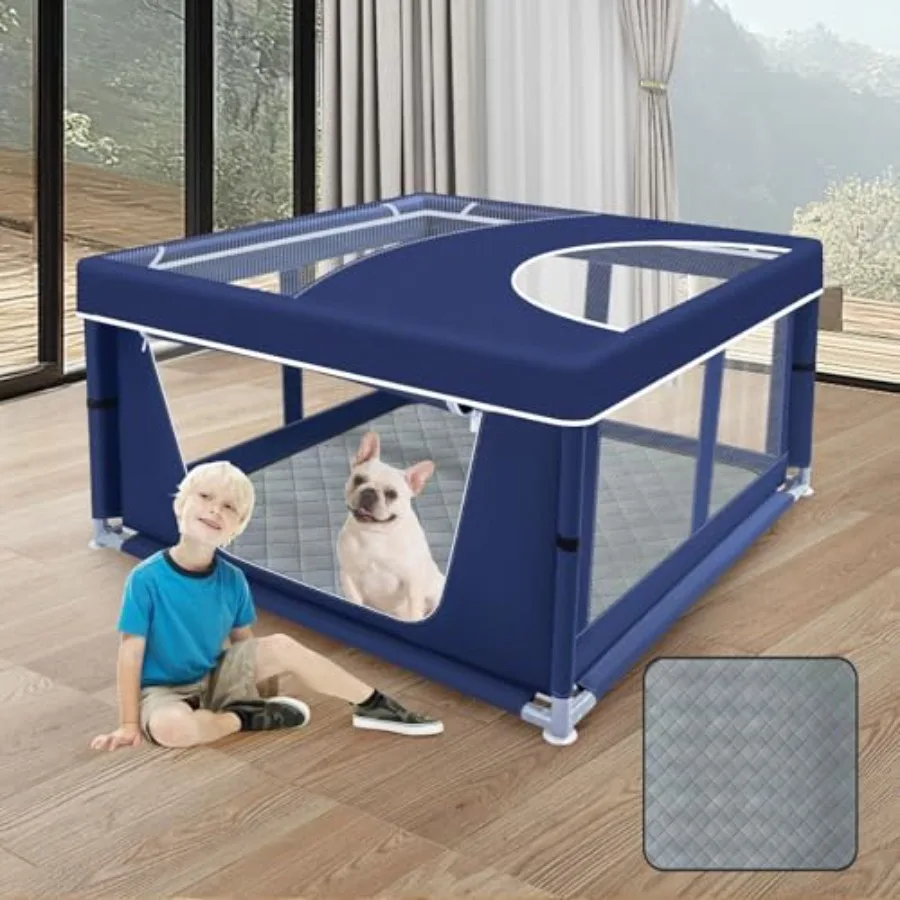 42x42 Inches Puppy Playpen with CoverandDog Pads Dog Playpen for Puppies or Small Dogs Pet Playpen for Indoor and Outdoor Sturd
42x42 Inches Puppy Playpen with CoverandDog Pads Dog Playpen for Puppies or Small Dogs Pet Playpen for Indoor and Outdoor Sturd