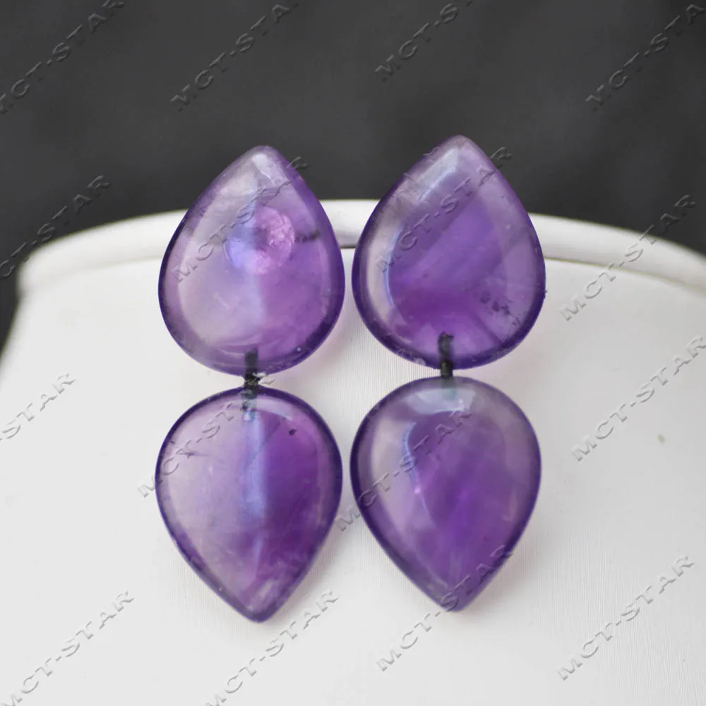Z14639 A+ Natural Hand-cut Polishing 20mm Heart Purple Amethyst Crystal Dangle Earring
Z14639 A+ Natural Hand-cut Polishing 20mm Heart Purple Amethyst Crystal Dangle Earring