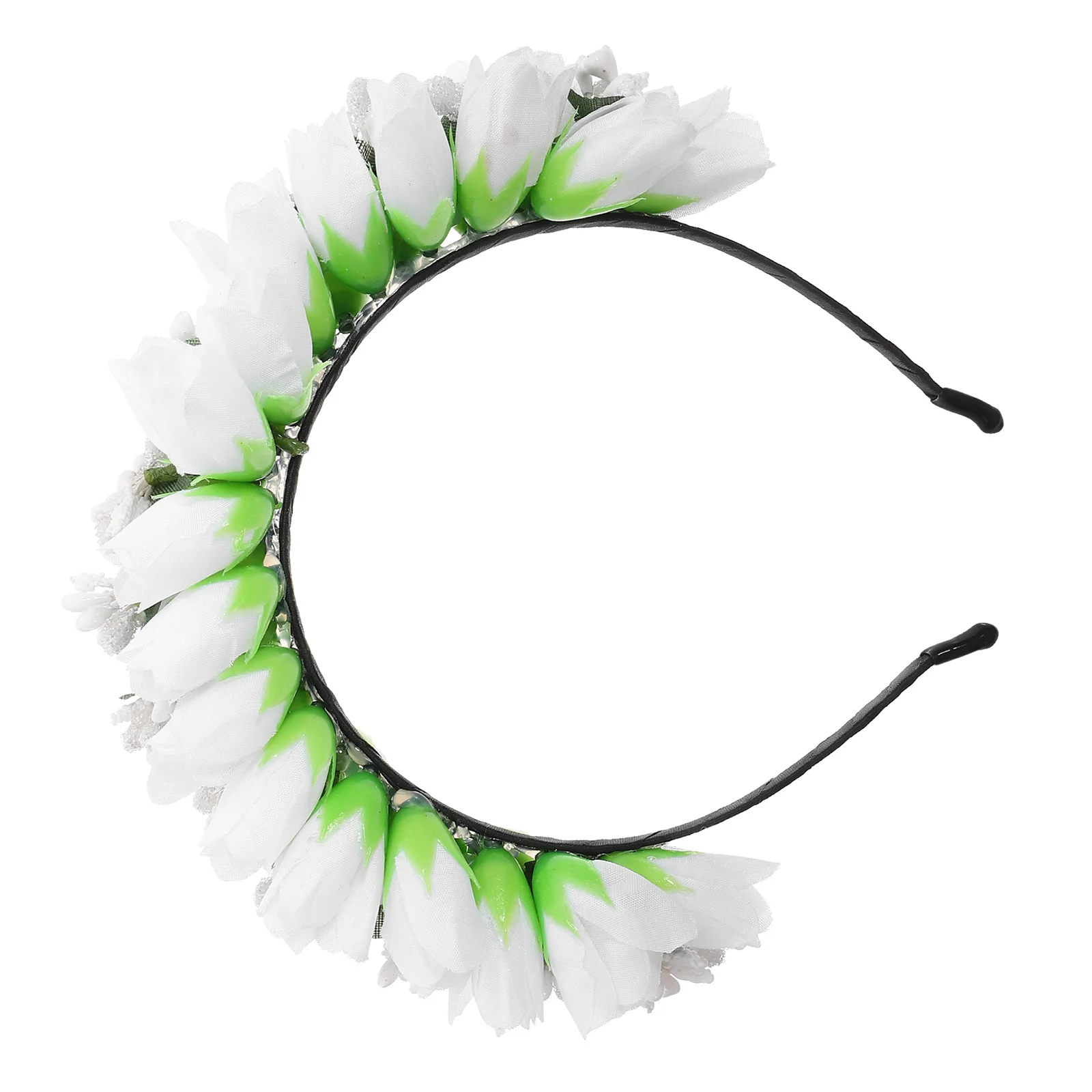 Simulated Tulip Flower Headband Elegant Bridal Wedding Floral Headpiece Hair Accessories for Prom Party Tulip Flower Headband
Simulated Tulip Flower Headband Elegant Bridal Wedding Floral Headpiece Hair Accessories for Prom Party Tulip Flower Headband