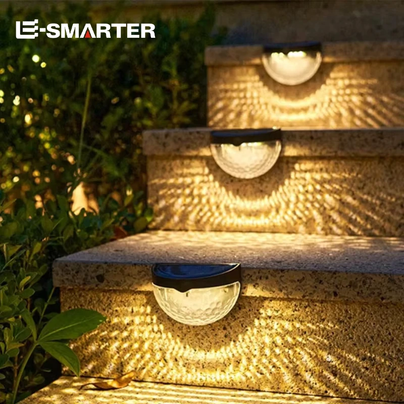 6LED Solar Half Circle Wall Lamp Outdoor Balcony Staircase Night Light Waterproof Solar Fence Lamp Christmas Decor Festoon Light
6LED Solar Half Circle Wall Lamp Outdoor Balcony Staircase Night Light Waterproof Solar Fence Lamp Christmas Decor Festoon Light