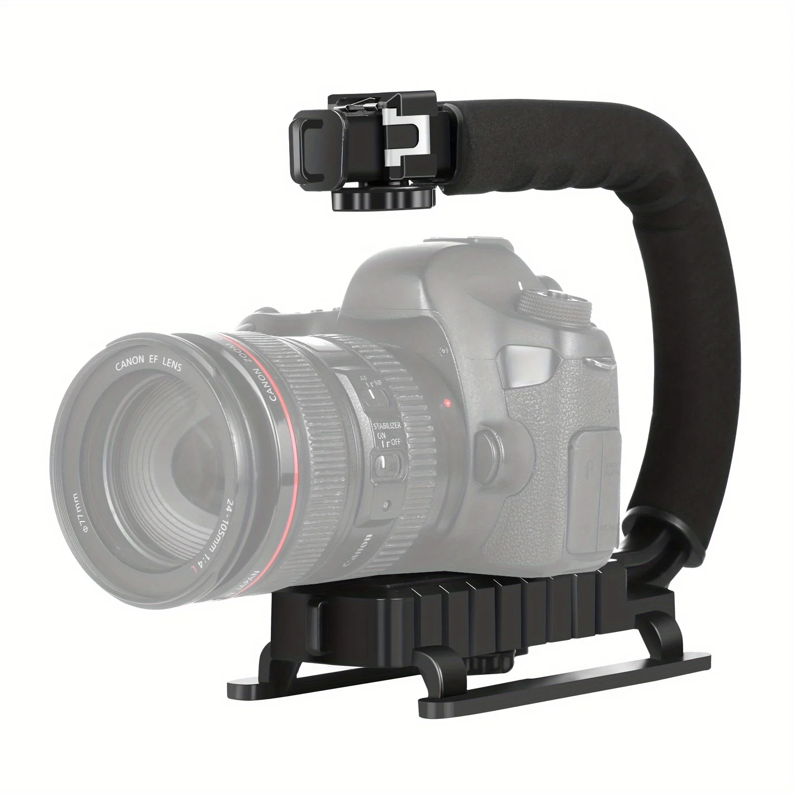 U C Shaped Holder Grip Video Handheld Stabilizer for DSLR Nikon Canon Sony Camera and Light Portable SLR Steadicam for Gopro U
U C Shaped Holder Grip Video Handheld Stabilizer for DSLR Nikon Canon Sony Camera and Light Portable SLR Steadicam for Gopro U
